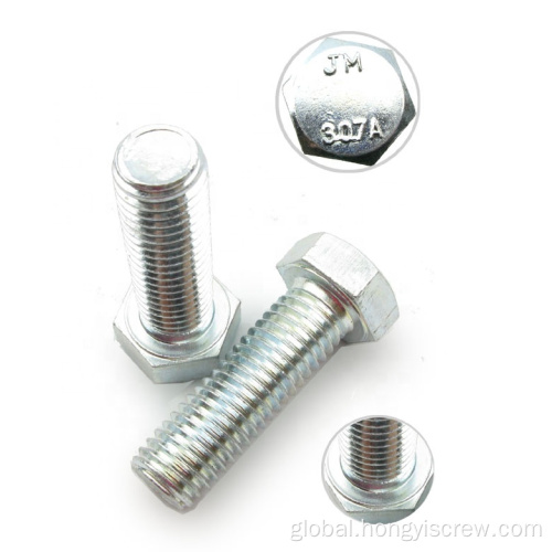 Hex Flange Bolts JM Brand Custom Astm A354 Heavy Hex Bolt B7 M25 Supplier